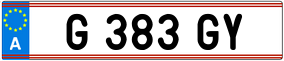 Truck License Plate